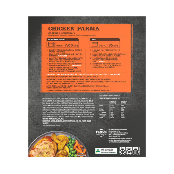 Pub Faves Chicken Parmigiana 320g