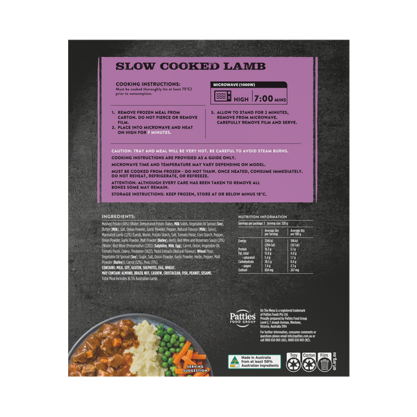 Pub Faves Slow Cooked Lamb 320g