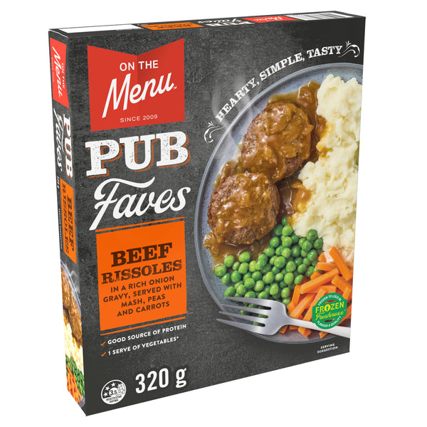 Pub Faves Beef Rissoles 320g