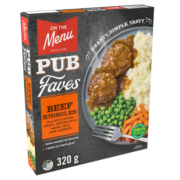 Pub Faves Beef Rissoles 320g