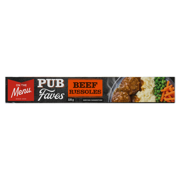 Pub Faves Beef Rissoles 320g