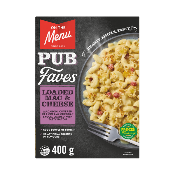 Mains Loaded Mac & cheese 400g