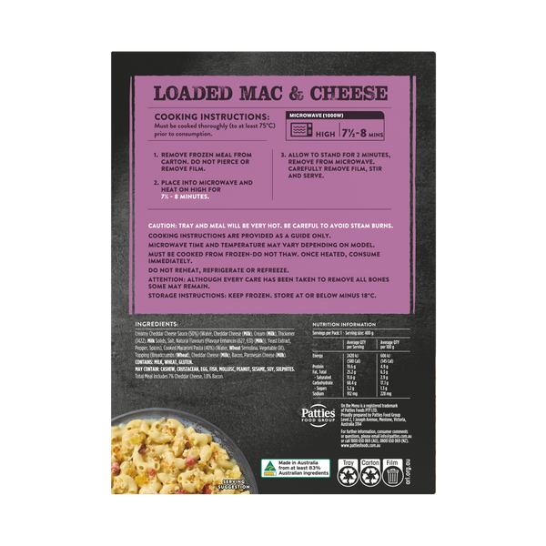 Mains Loaded Mac & cheese 400g