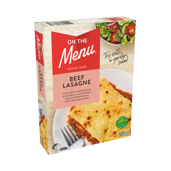 Entrée Beef Lasagne