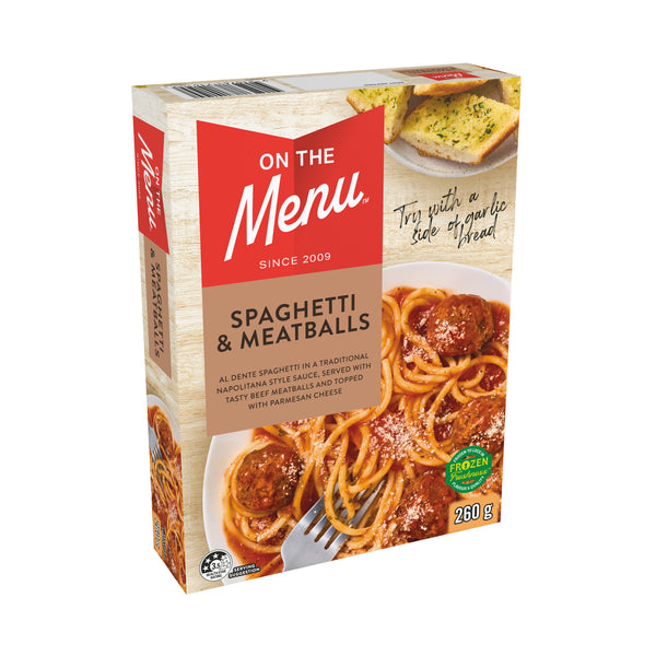 Entrée Spaghetti Meatballs