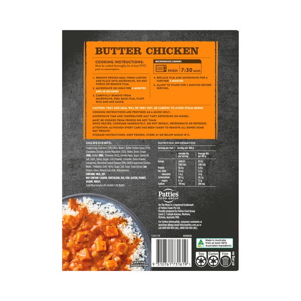 Mains Butter chicken 400g