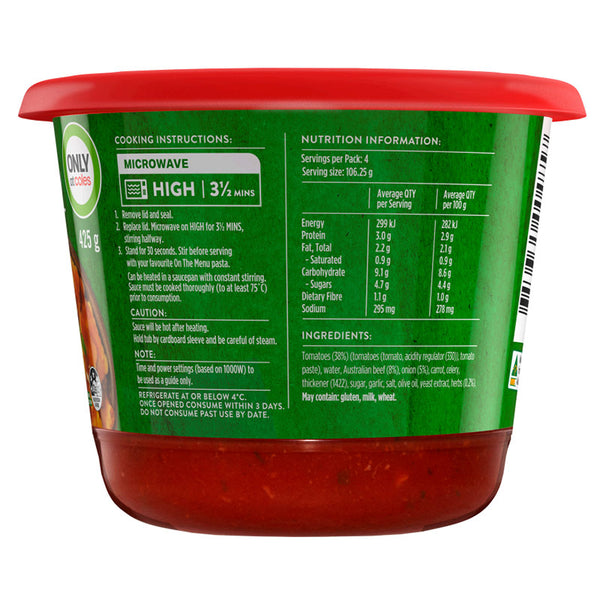 Bolognese Sauce 425g