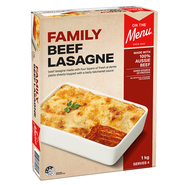 Family Beef Lasagne 1kg