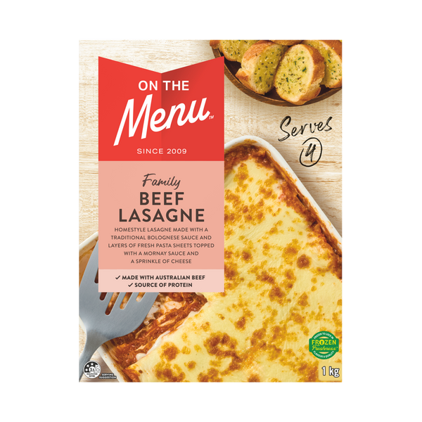 Family Beef Lasagne 1kg