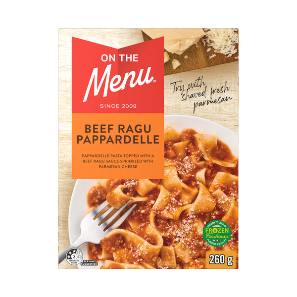 Entrée Beef Ragù Pappardelle