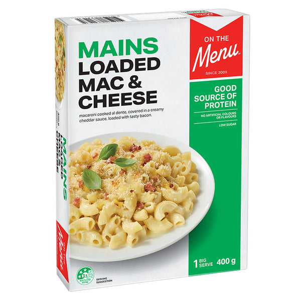 Mains Loaded Mac & cheese 400g